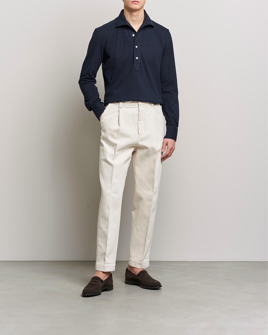 Herren | Hemden | 100Hands | Signature One Piece Jersey Polo Navy