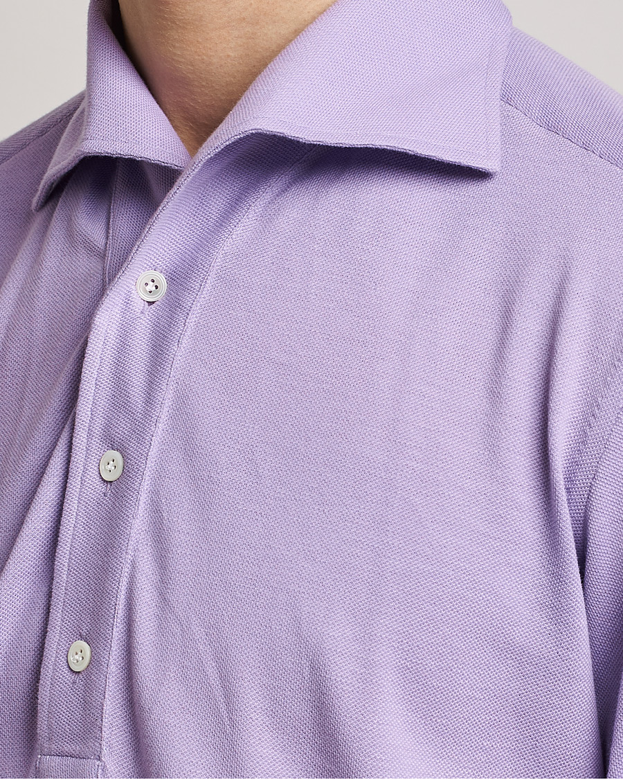 Herren | Hemden | 100Hands | Signature One Piece Jersey Polo Light Purple