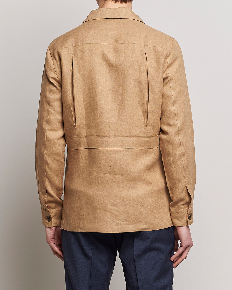 Herren | Jacken | 100Hands | Linen Travellers Jacket Beige