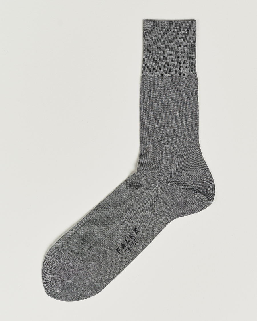 Herren | Unterwäsche | Falke | Tiago Socks Light Grey Melange