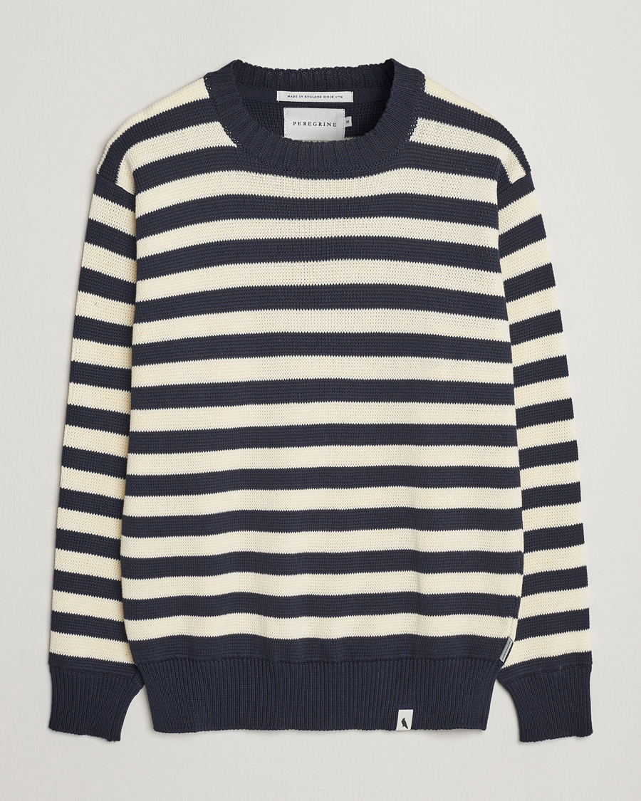 Herren | Pullover | Peregrine | Richmond Organic Cotton Sweater Navy