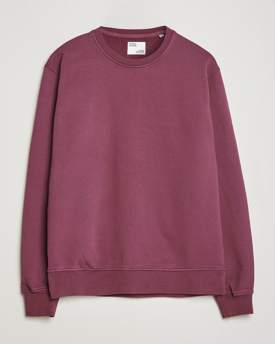 Herren | Pullover | Colorful Standard | Classic Organic Crew Neck Sweat Dusty Plum