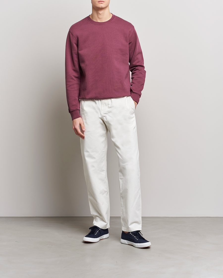 Herren | Pullover | Colorful Standard | Classic Organic Crew Neck Sweat Dusty Plum