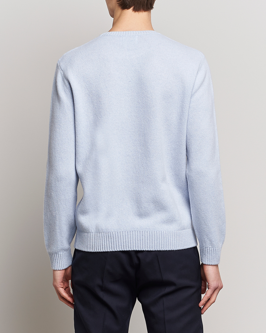 Herren | Pullover | Colorful Standard | Classic Merino Wool Crew Neck Polar Blue