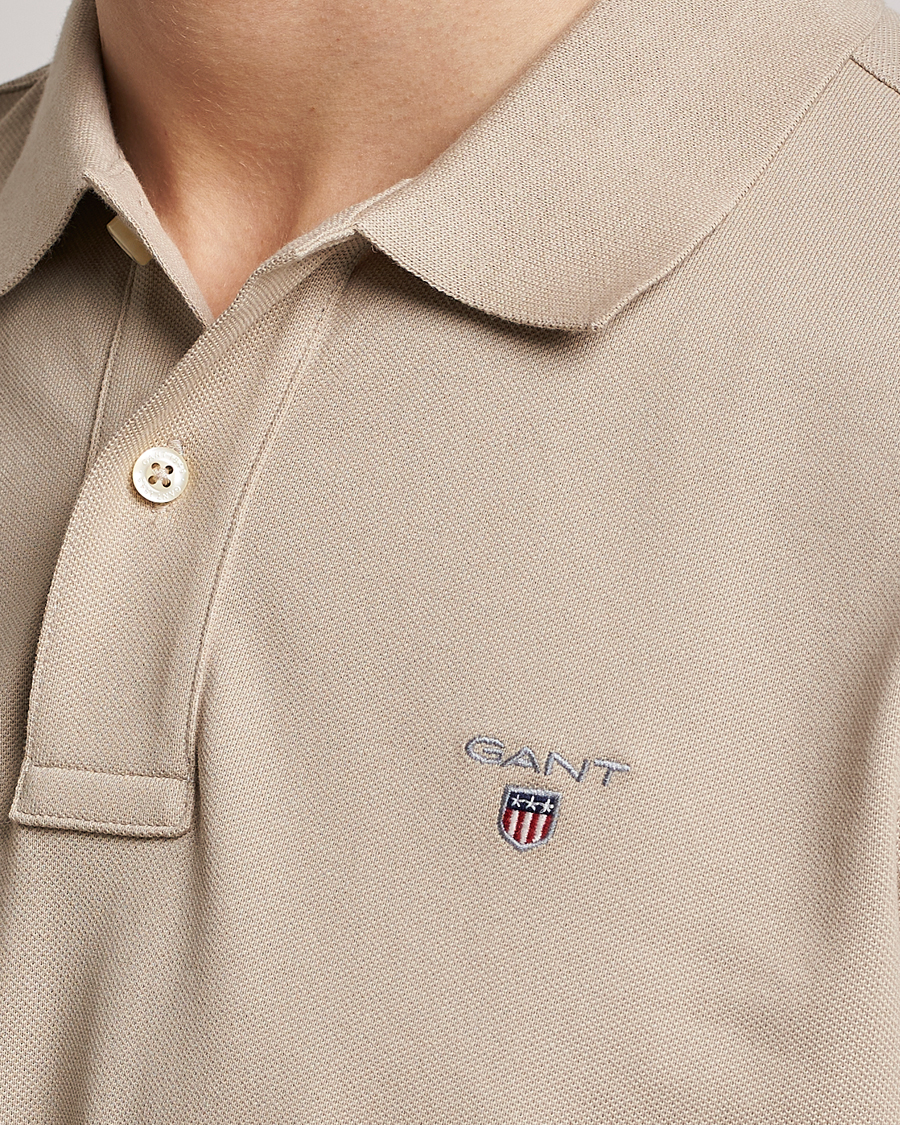 Herren | Poloshirts | GANT | The Original Polo Concrete Beige