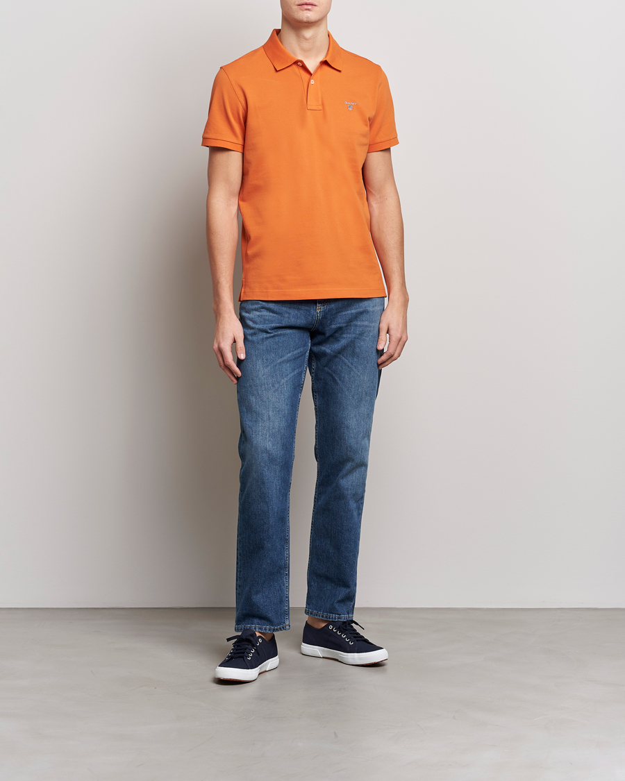 Herren | Poloshirts | GANT | The Original Polo Pumpkin Orange