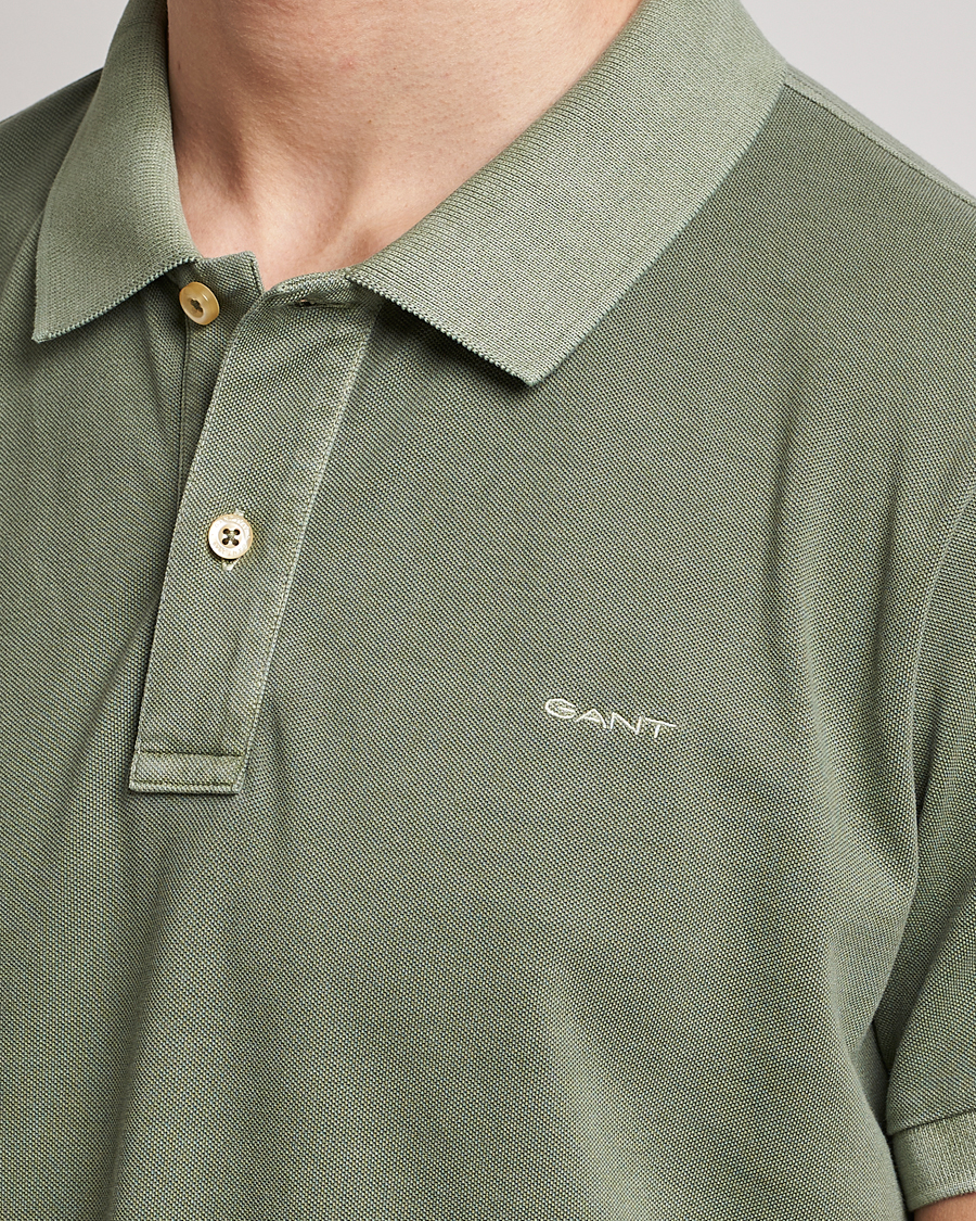 Herren | Poloshirts | GANT | Sunbleached Polo Calamata Green