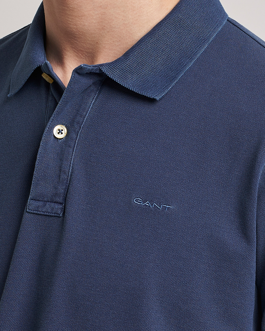 Herren | Poloshirts | GANT | Sunbleached Polo Persian Blue