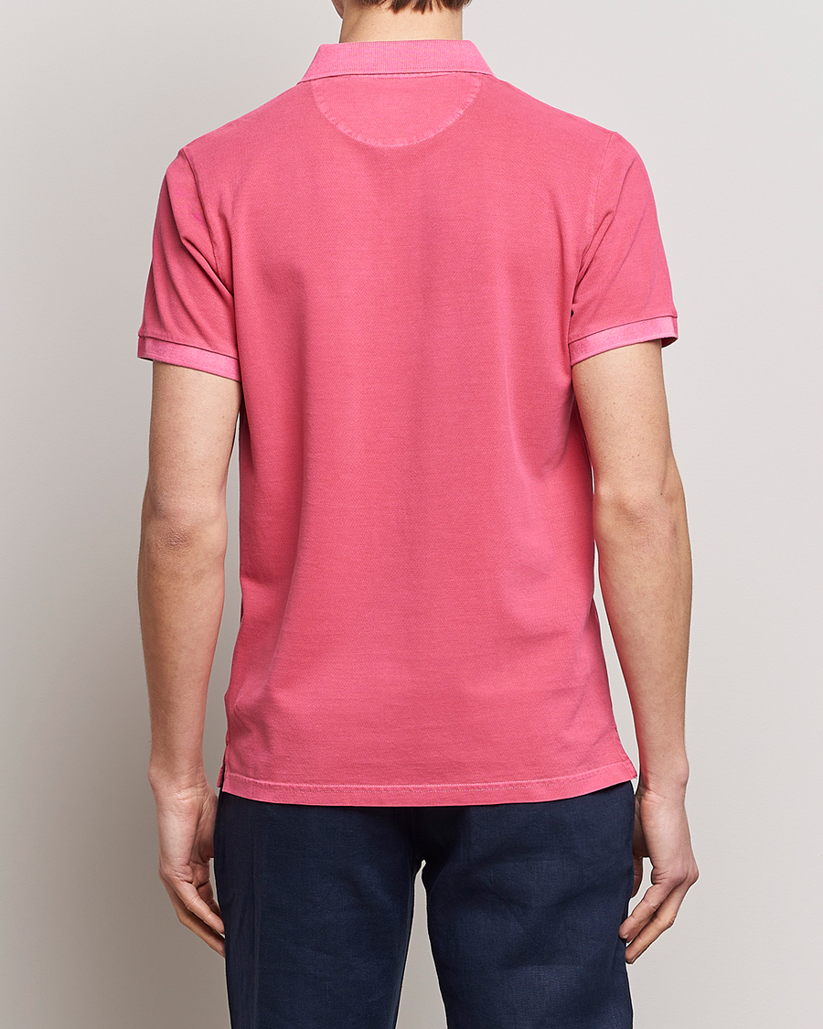 Herren | Poloshirts | GANT | Sunbleached Polo Magenta Pink