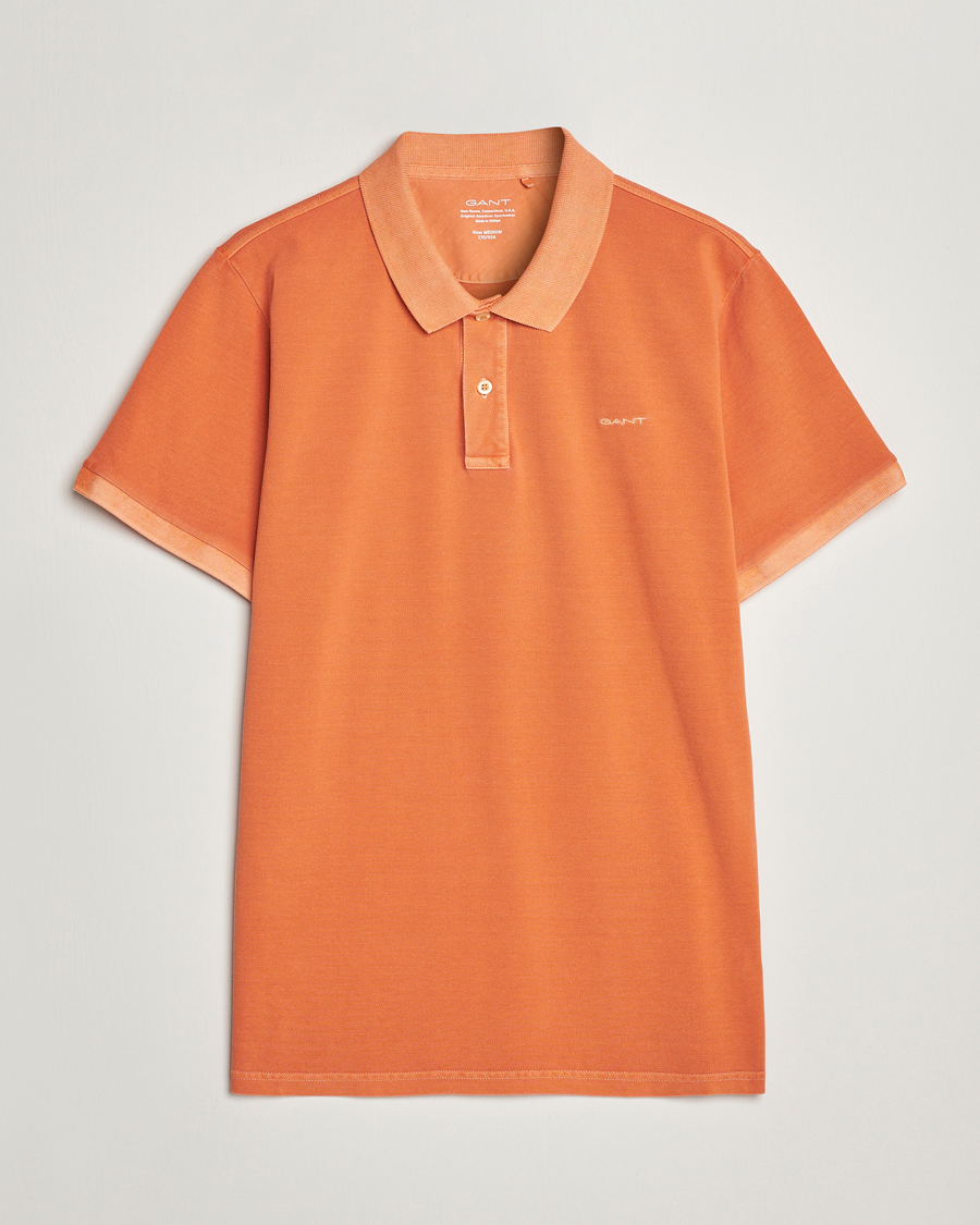 Herren | Poloshirts | GANT | Sunbleached Polo Apricot Orange