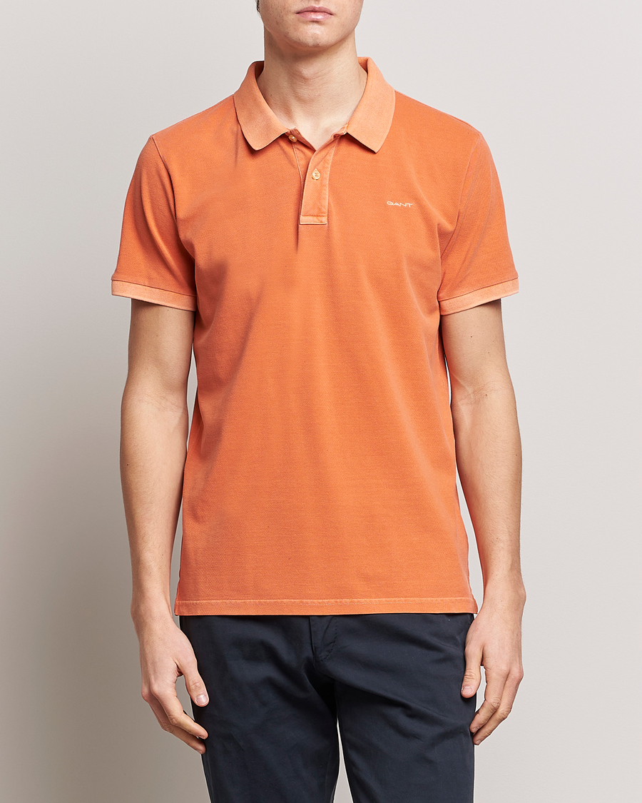 Herren | Poloshirts | GANT | Sunbleached Polo Apricot Orange