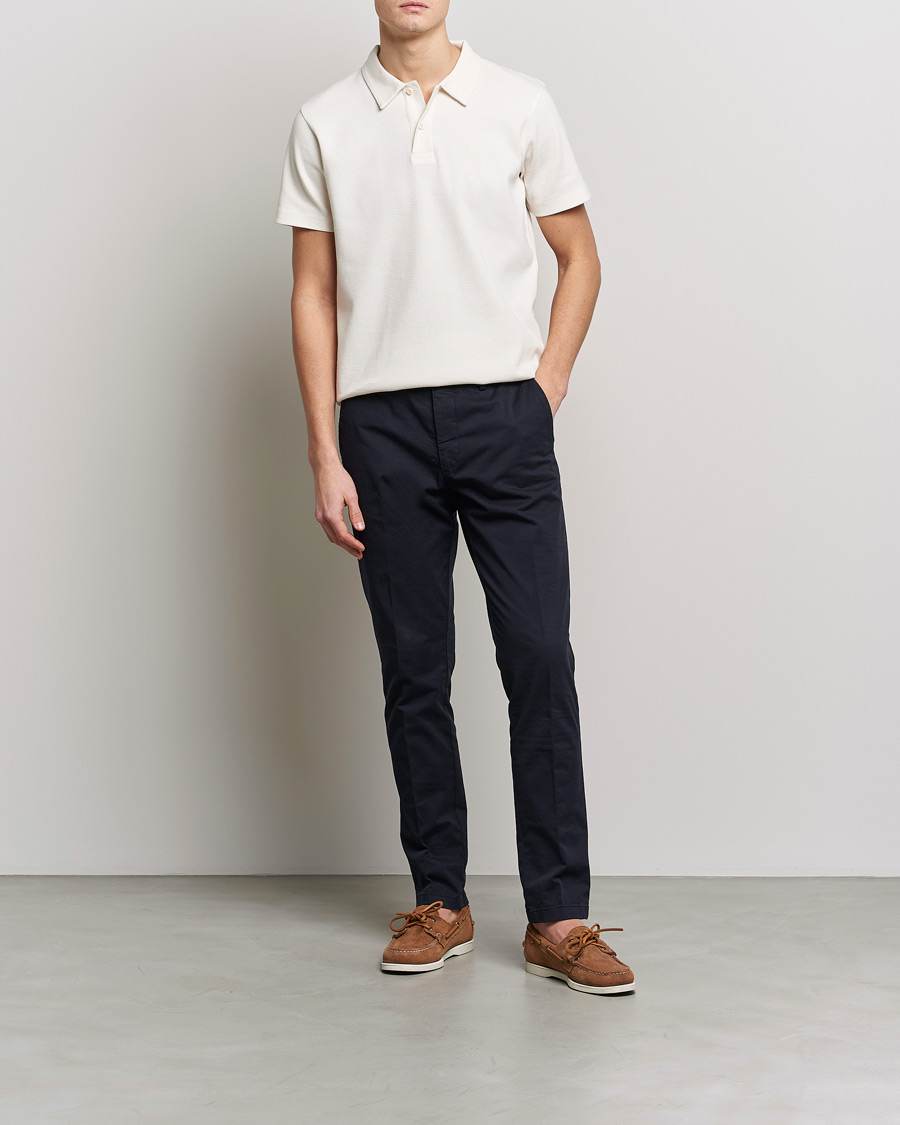 Herren | Poloshirts | GANT | Waffle Textured Polo Cream