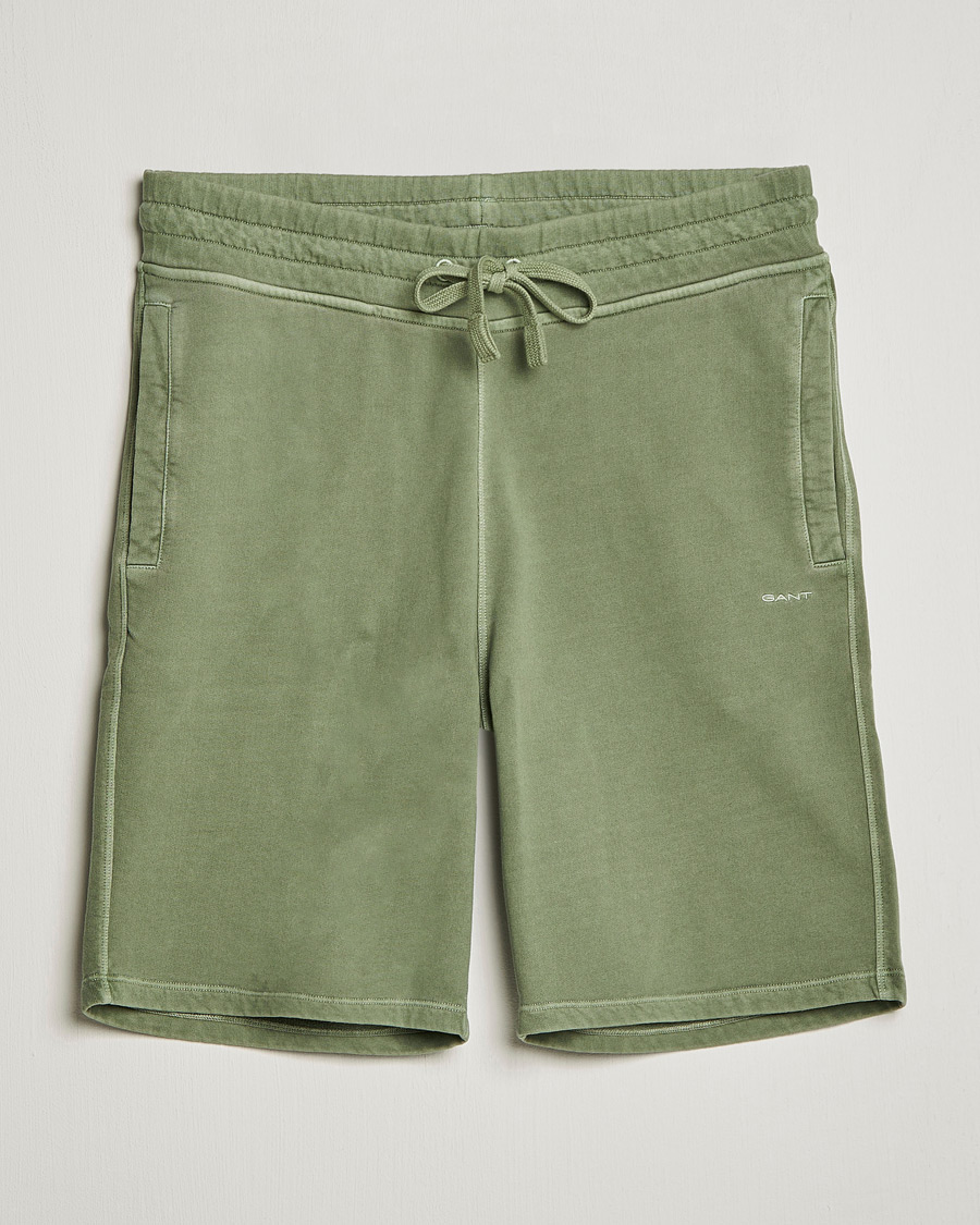 Herren | Shorts | GANT | Sunbleached Sweatshorts Calamata Green