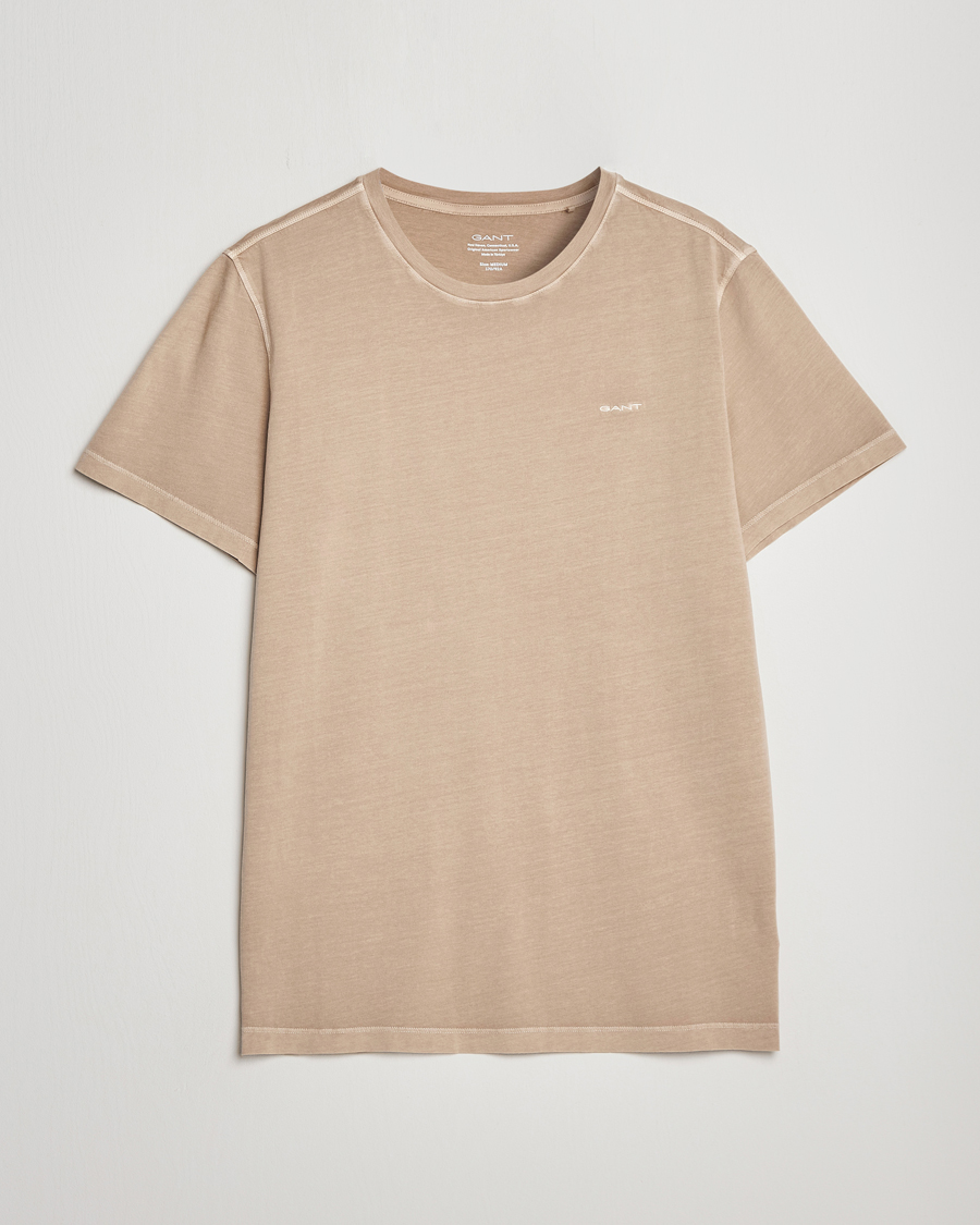 Herren | T-Shirts | GANT | Sunbleached T-Shirt Concrete Beige
