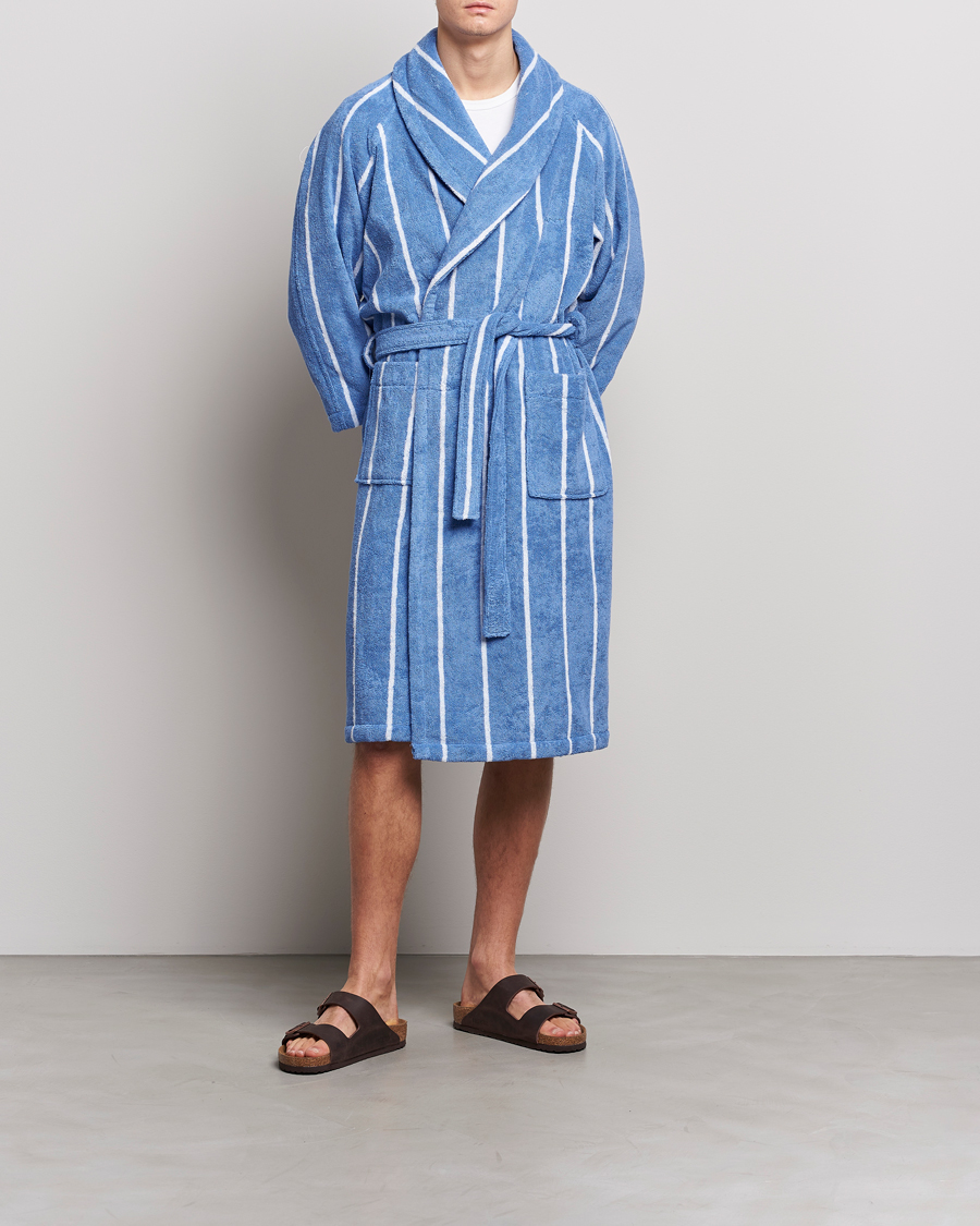 Herren | Schlafanzüge & Bademäntel | GANT | Striped Robe Blue Bell