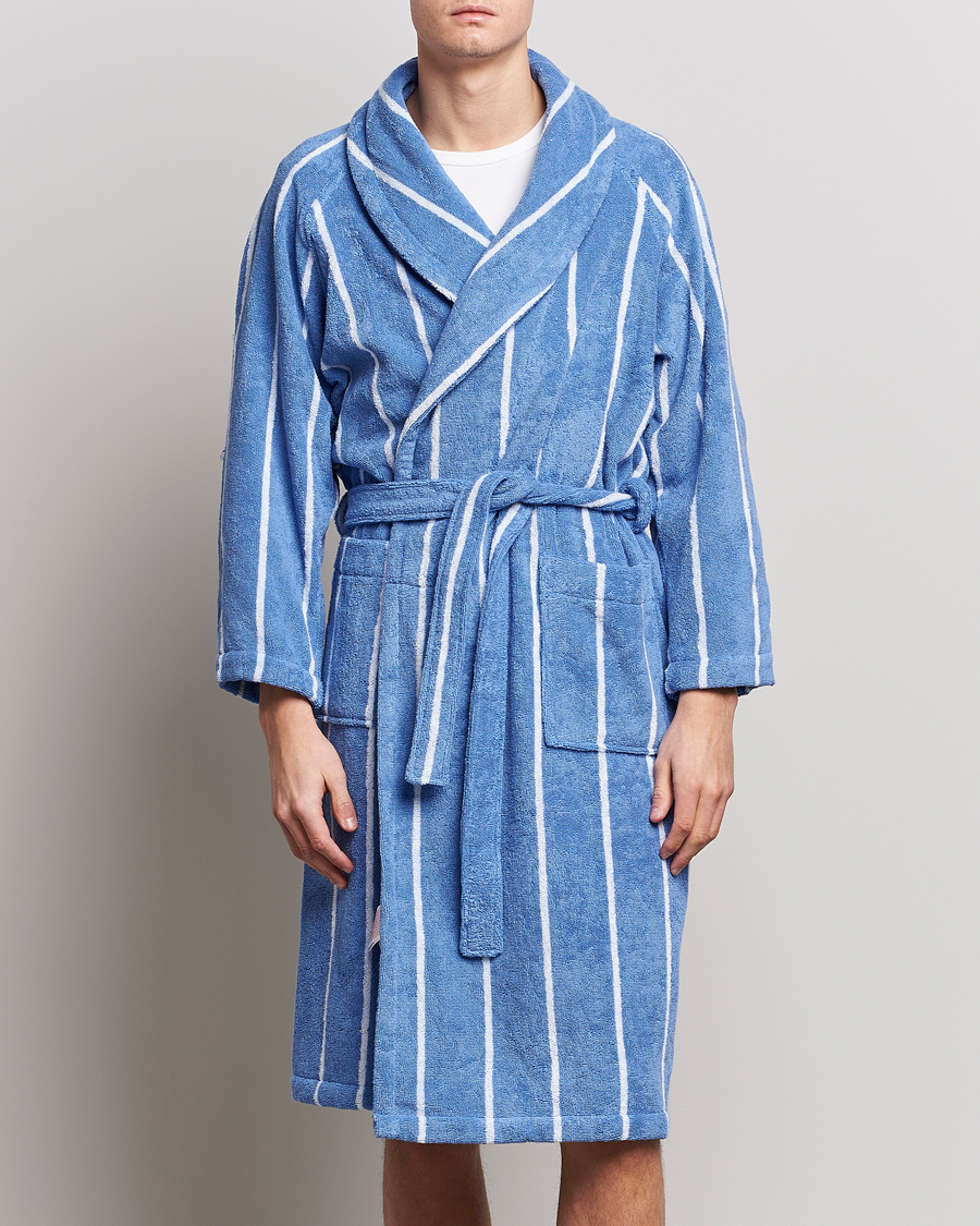Herren | Schlafanzüge & Bademäntel | GANT | Striped Robe Blue Bell
