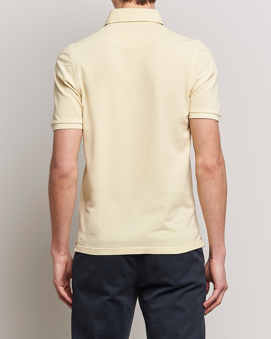 Herren | Poloshirts | Gran Sasso | Washed Polo Yellow