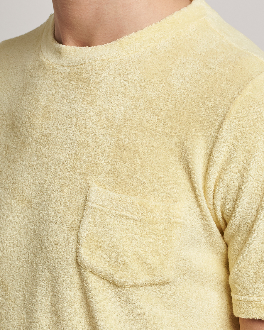 Herren | T-Shirts | Gran Sasso | Cotton Terry Tee Yellow