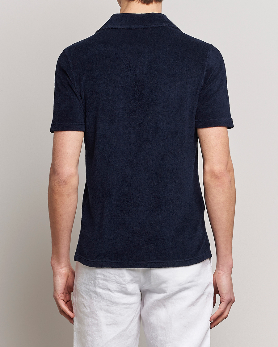 Herren | Poloshirts | Gran Sasso | Cotton Terry Polo Navy