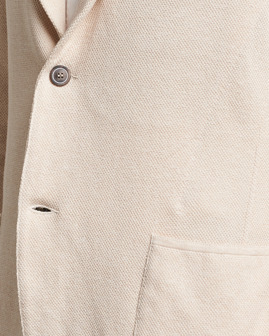 Herren | Sakkos | Gran Sasso | Structured Cotton/Linen Blazer Cream