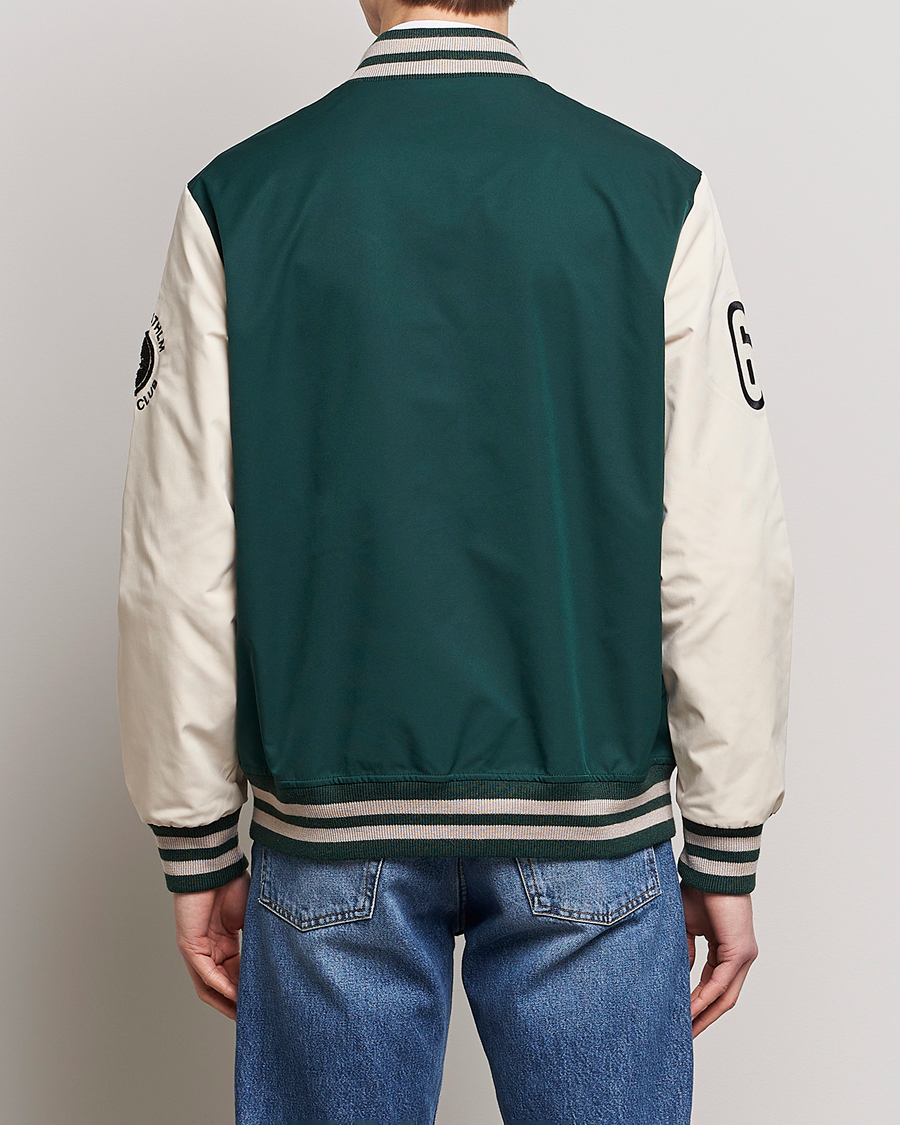 Herren | Jacken | Morris | Ramsey Nylon Baseball Jacket Green/White
