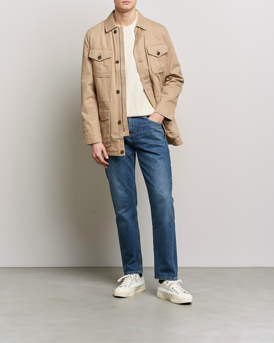 Herren | Jacken | Morris | Amira Cotton Sand Field Jacket Beige