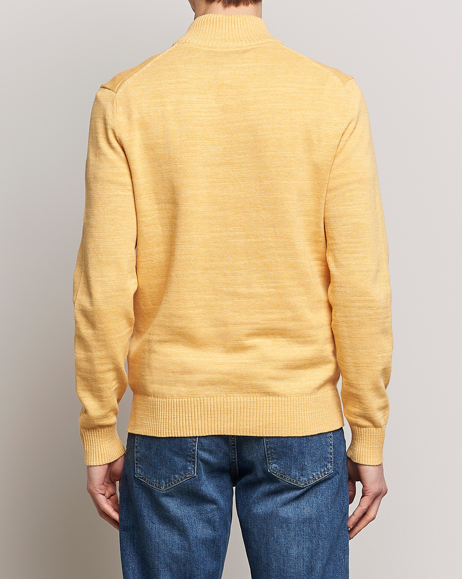 Herren | Pullover | Morris | Randall Cotton Half Zip Yellow