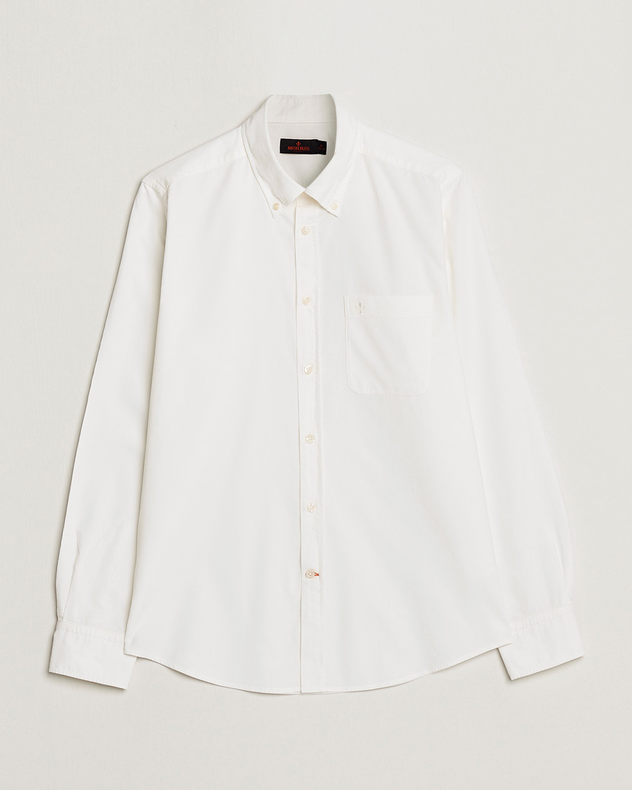 Herren | Hemden | Morris | Summer Corduroy Shirt Off White