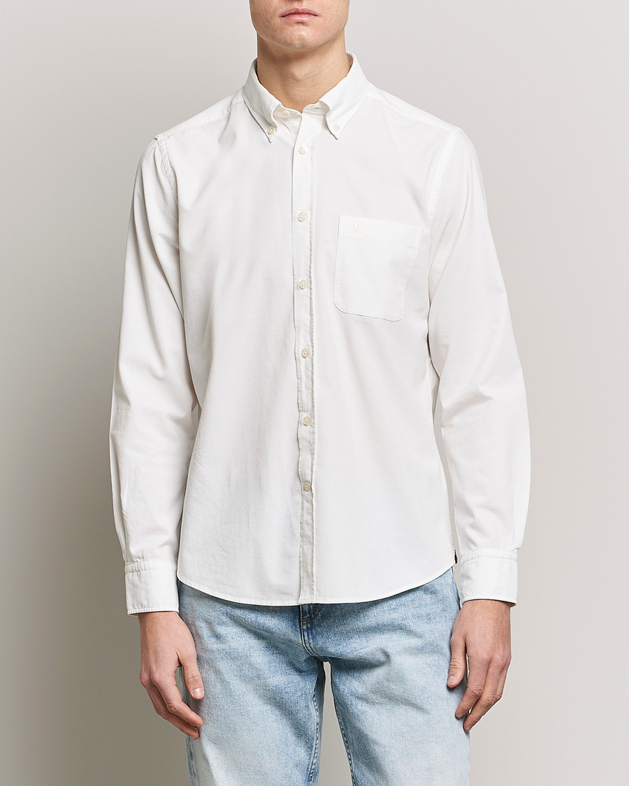 Herren | Hemden | Morris | Summer Corduroy Shirt Off White
