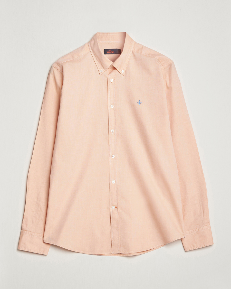 Herren | Hemden | Morris | Structured Washed Button Down Shirt Orange