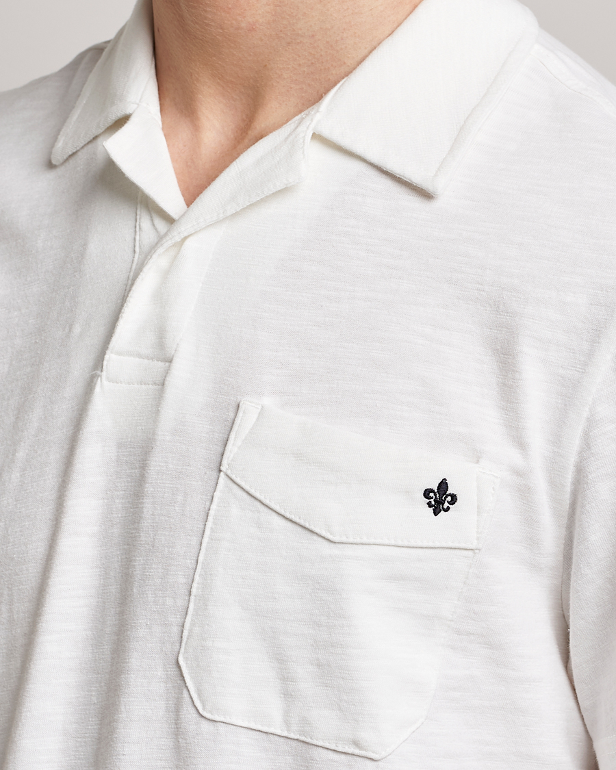 Herren | Poloshirts | Morris | Clopton Cotton Blend Polo Off White