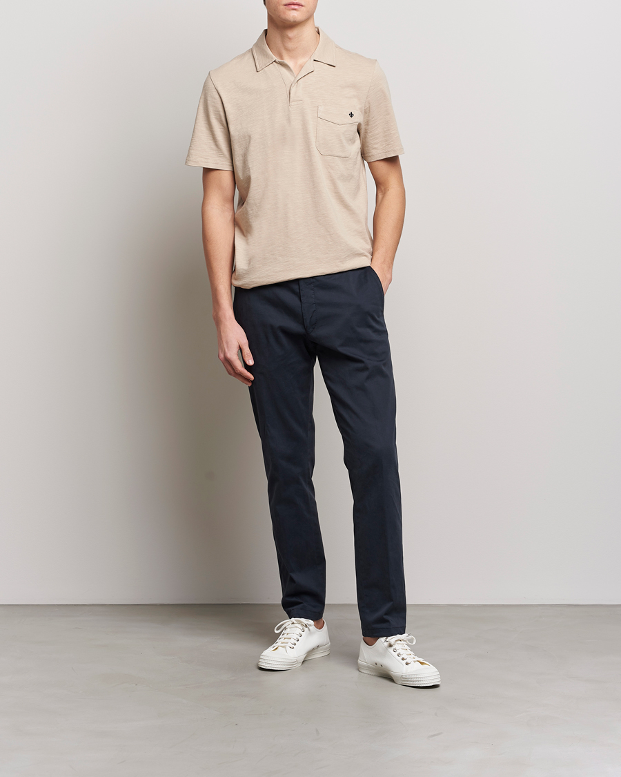 Herren | Poloshirts | Morris | Clopton Cotton Blend Polo Khaki