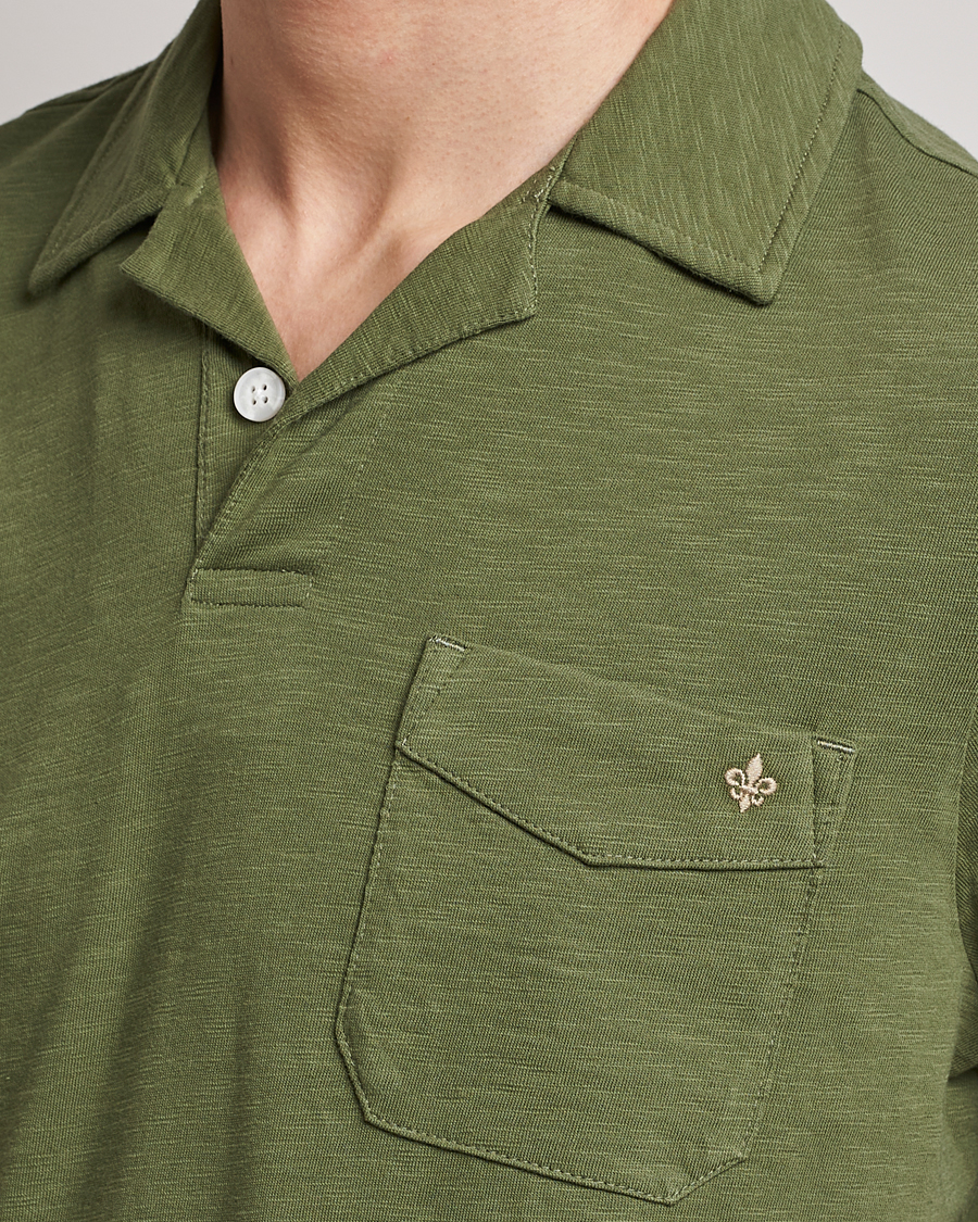 Herren | Poloshirts | Morris | Clopton Cotton Blend Polo Sage Green