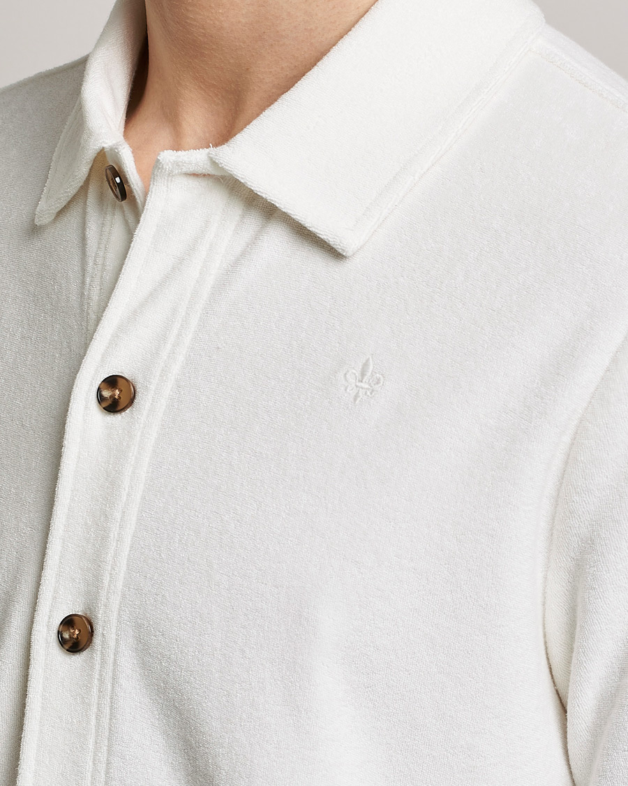 Herren | Hemden | Morris | Hunter Terry Short Sleeve Shirt Off White