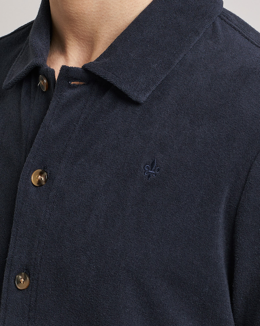 Herren | Hemden | Morris | Hunter Terry Short Sleeve Shirt Old Blue