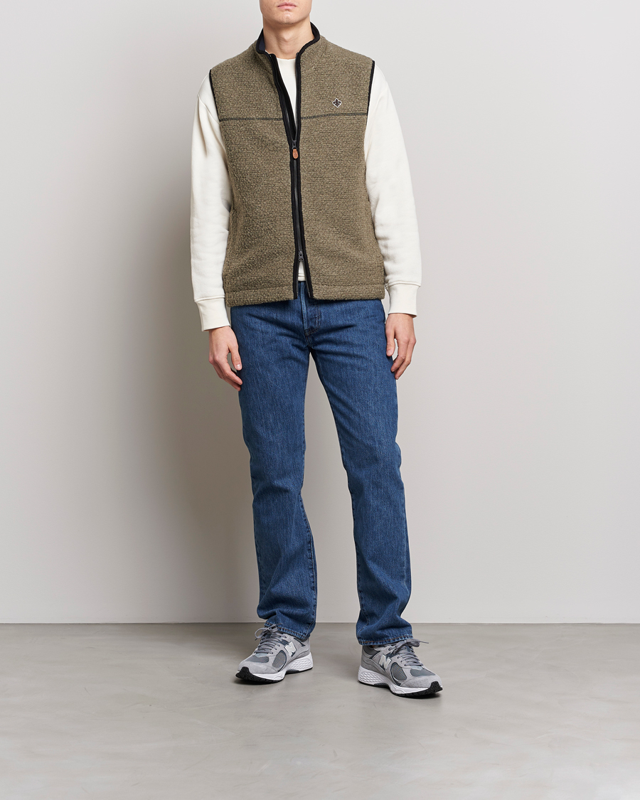 Herren | Westen | Morris | Whitfield Pile Vest Green