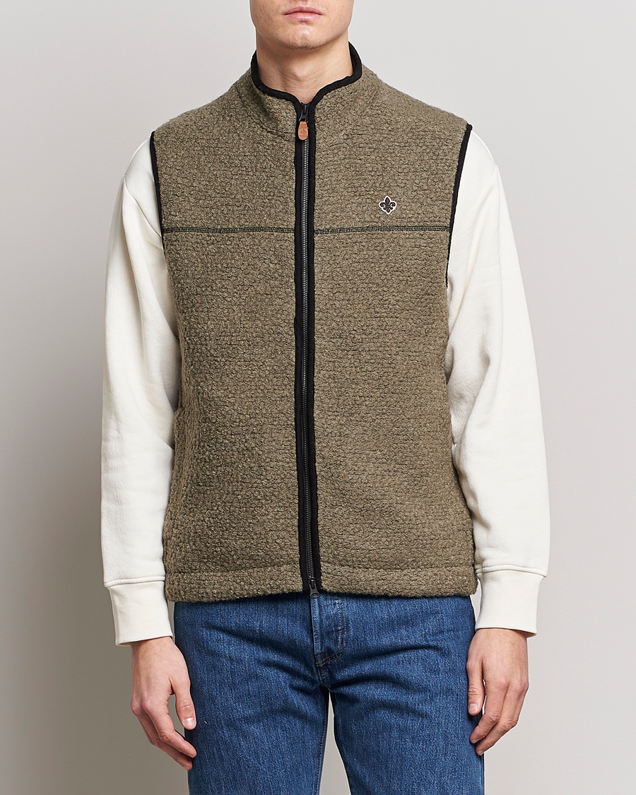 Herren | Westen | Morris | Whitfield Pile Vest Green