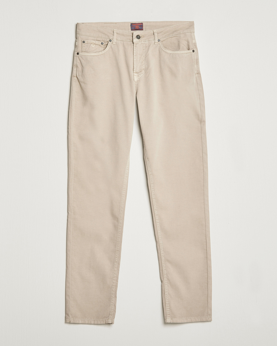 Herren | Hosen | Morris | James Structured 5-Pocket Trousers Khaki