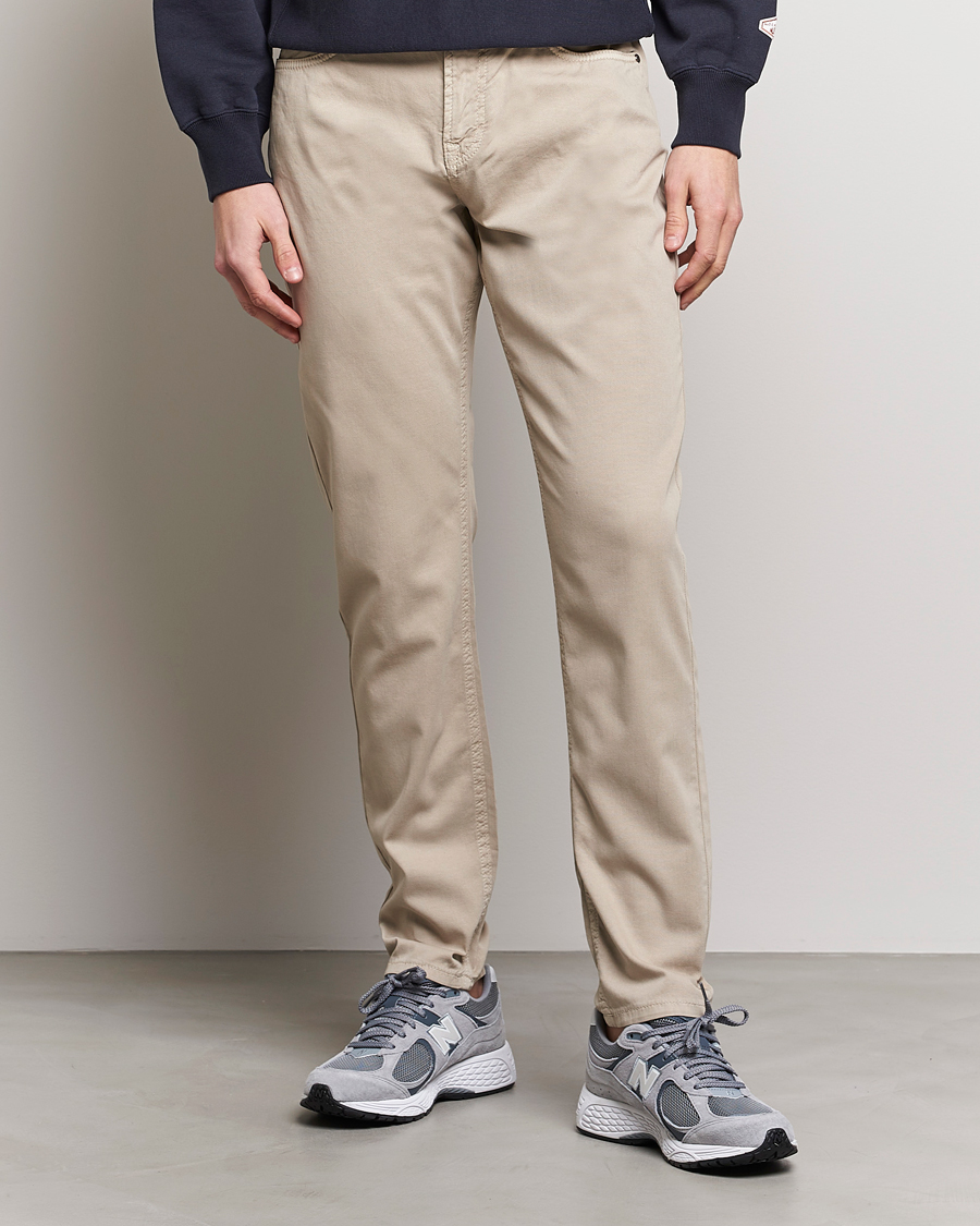 Herren | Hosen | Morris | James Structured 5-Pocket Trousers Khaki