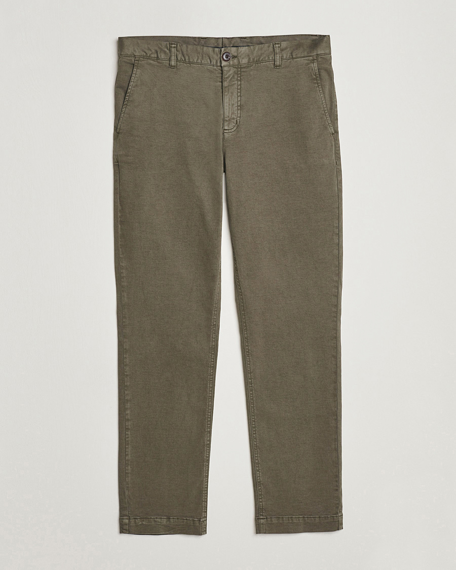 Herren | Hosen | Morris | Jeffrey Brushed Chinos Olive
