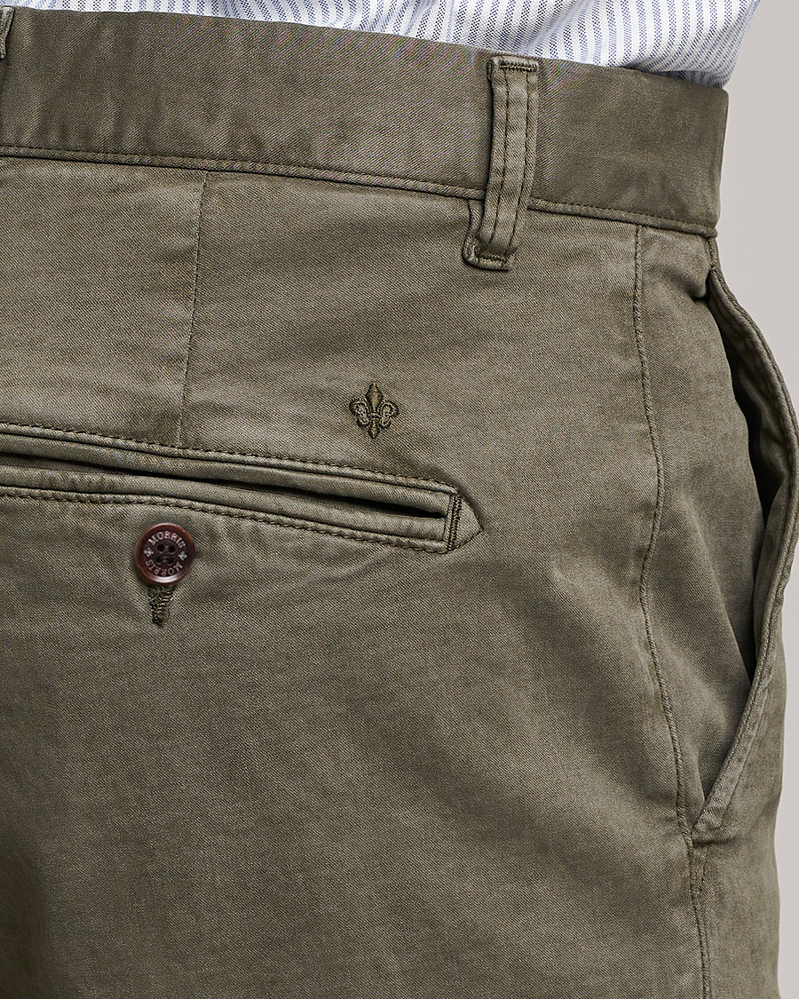 Herren | Hosen | Morris | Jeffrey Brushed Chinos Olive