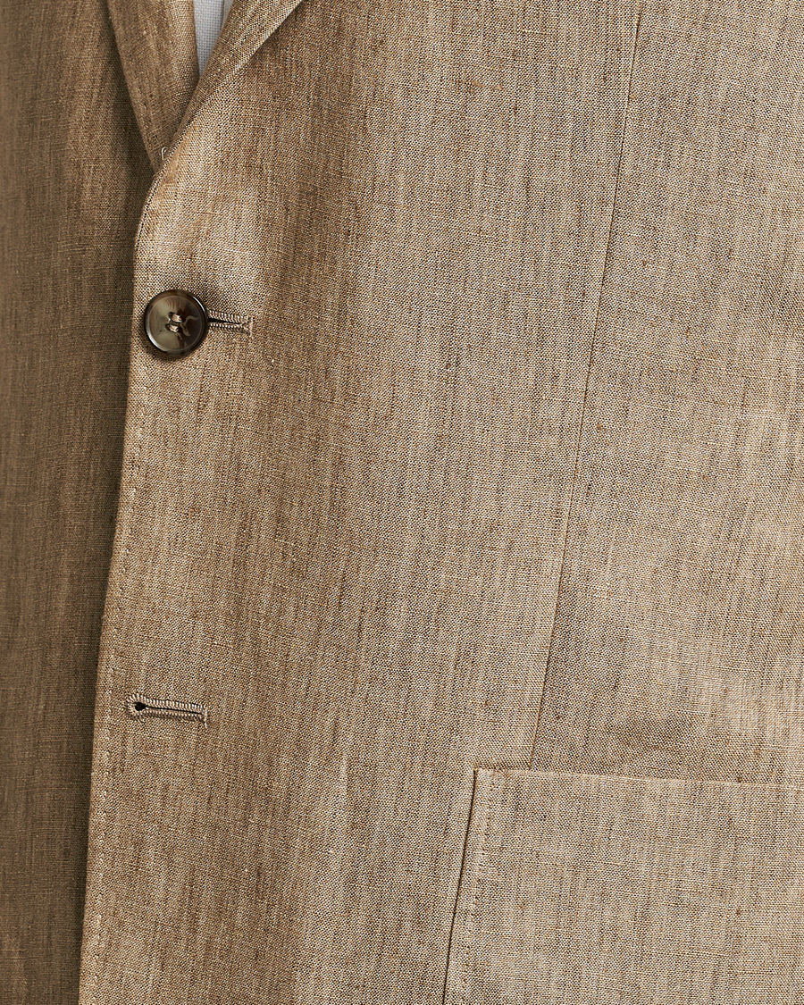 Herren | Sakkos | Morris | Archie Linen Suit Blazer Khaki