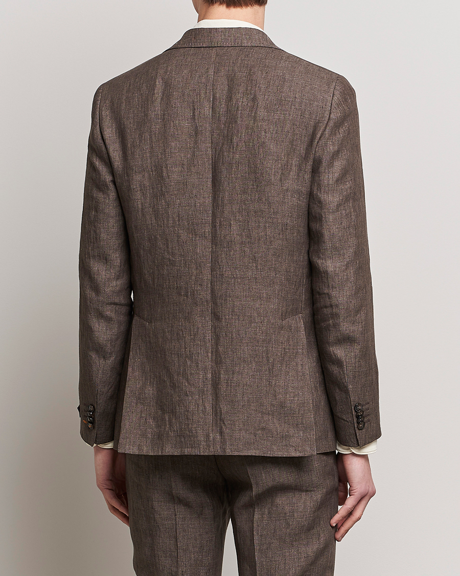 Herren | Sakkos | Morris | Archie Linen Suit Blazer Brown