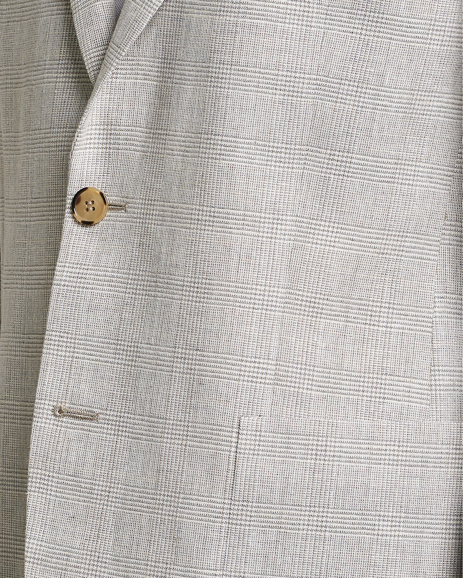 Herren | Sakkos | Morris | Archie Glencheck Cotton Blazer Khaki