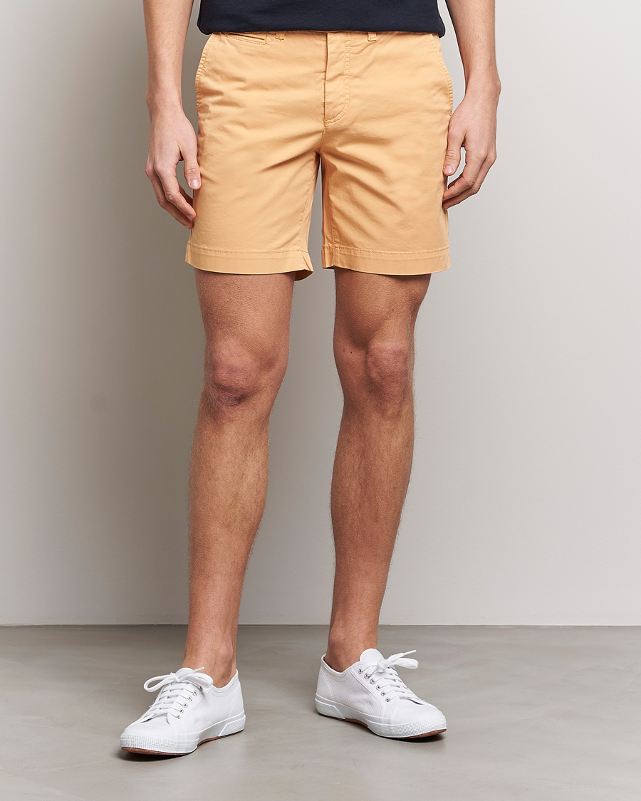 Herren | Shorts | Morris | Light Twill Chino Shorts Orange