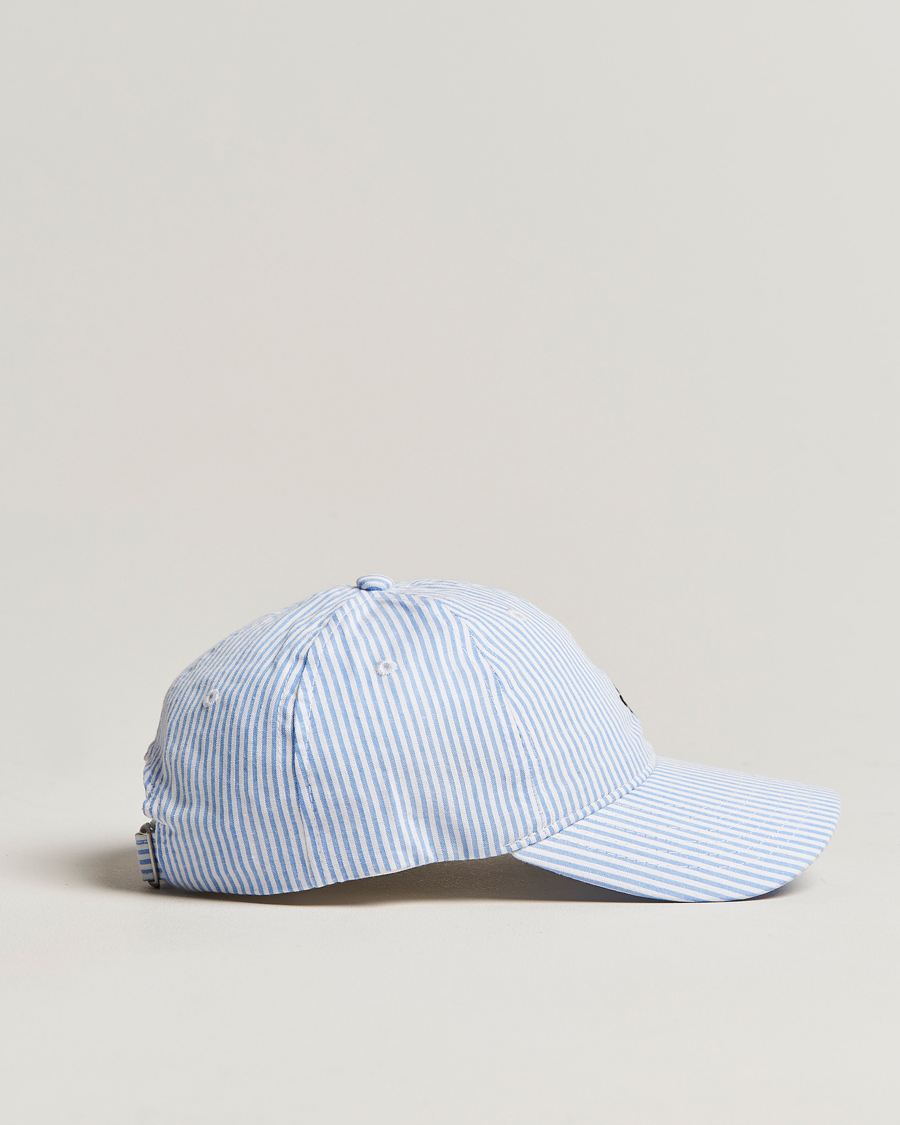 Herren | Morris Chapman StripedCotton Cap Blue/White | Morris | Chapman StripedCotton Cap Blue/White