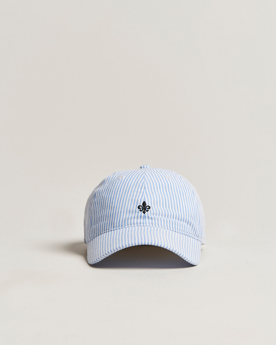 Herren | Morris Chapman StripedCotton Cap Blue/White | Morris | Chapman StripedCotton Cap Blue/White