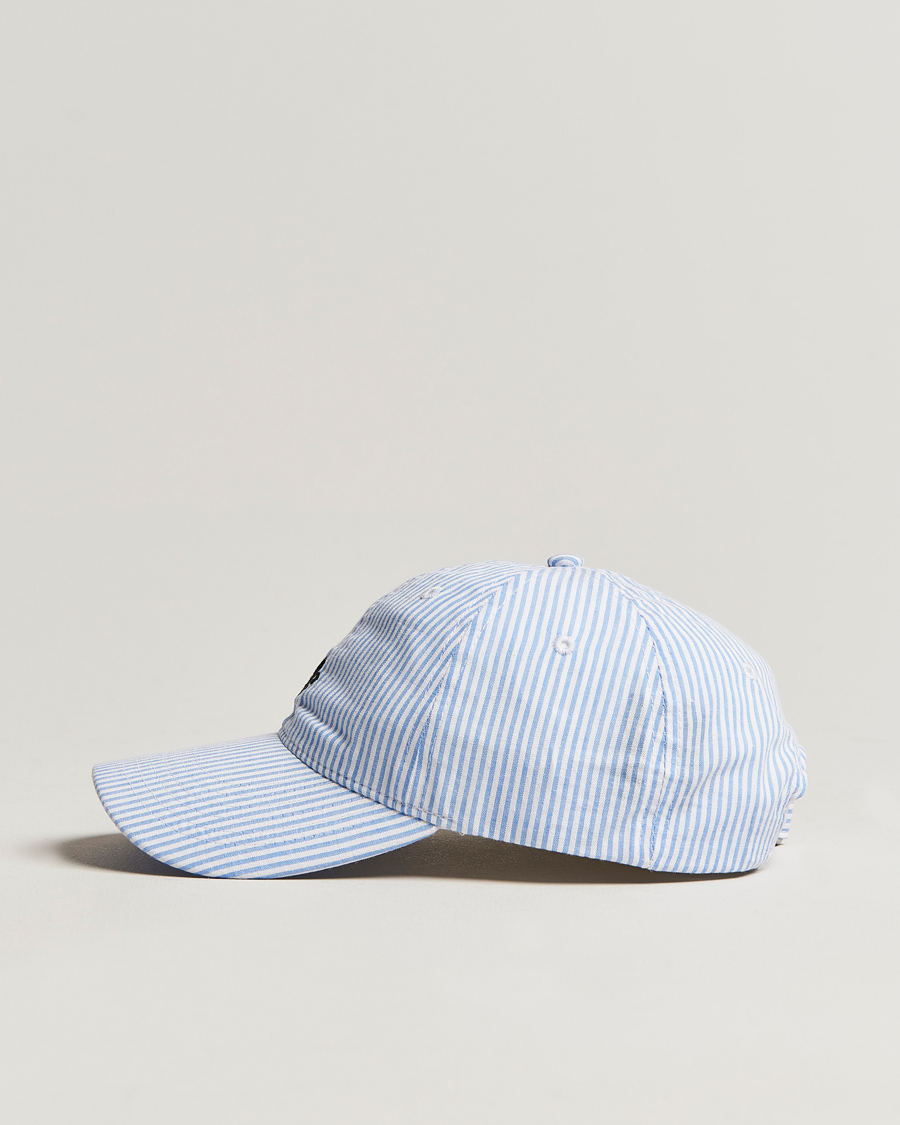 Herren | Morris Chapman StripedCotton Cap Blue/White | Morris | Chapman StripedCotton Cap Blue/White