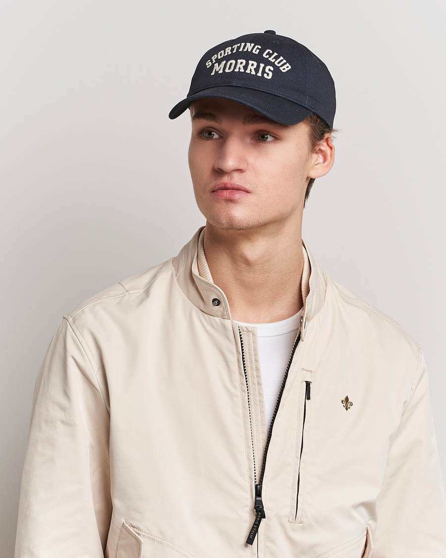 Herren | Morris Welton Cotton Cap Navy | Morris | Welton Cotton Cap Navy