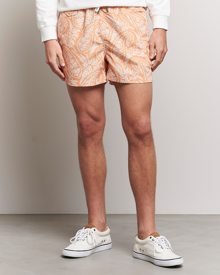Herren | Badehosen | Morris | Paisley Bathing Trunks Orange